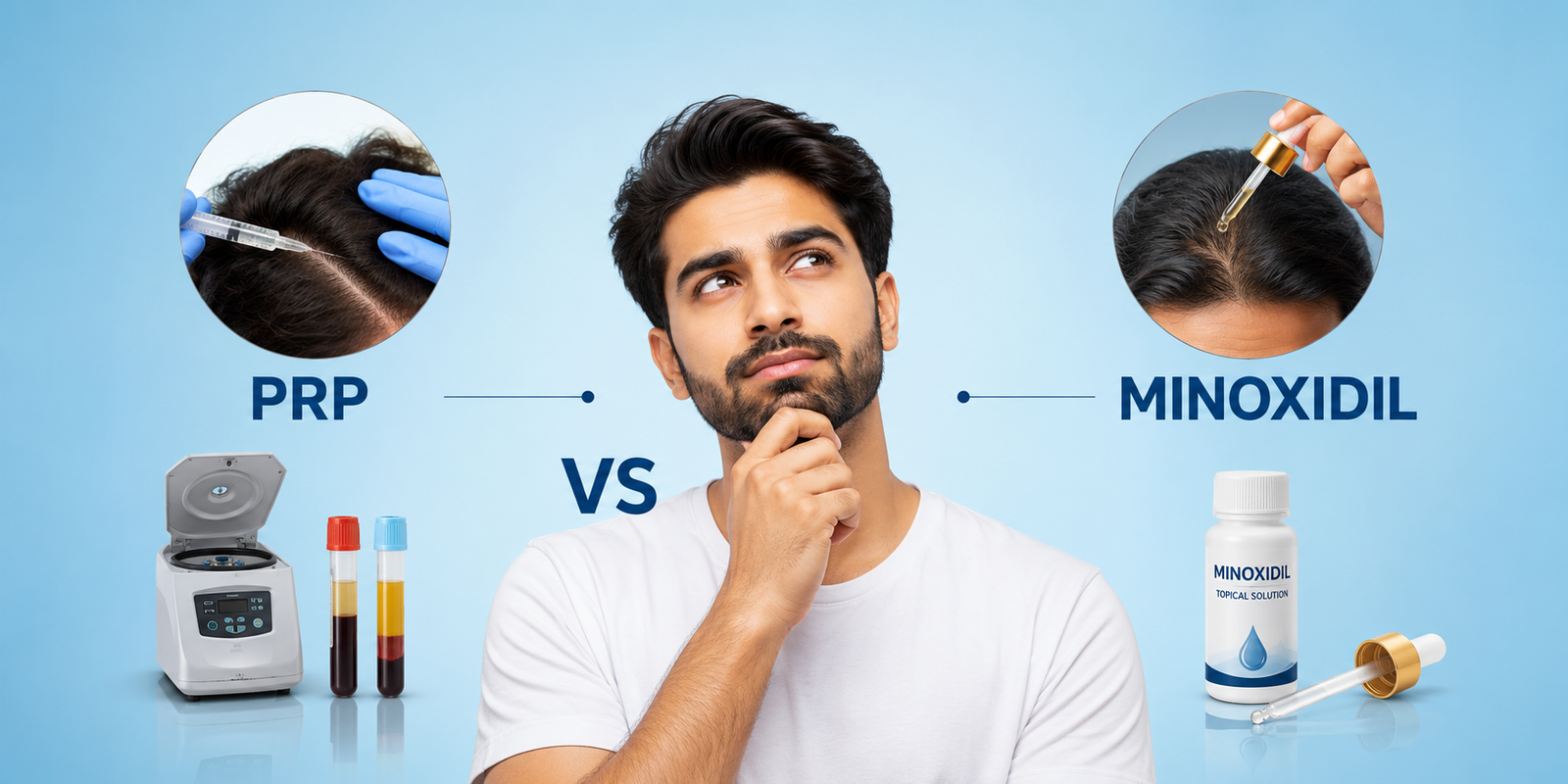 PRP vs Minoxidil for Hair Loss: Which Works Better? | Amppa Clinic Mogappair
